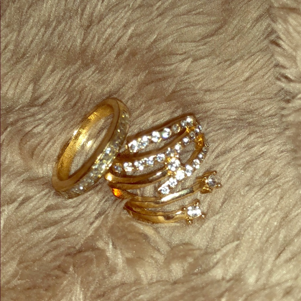 Two gold rings